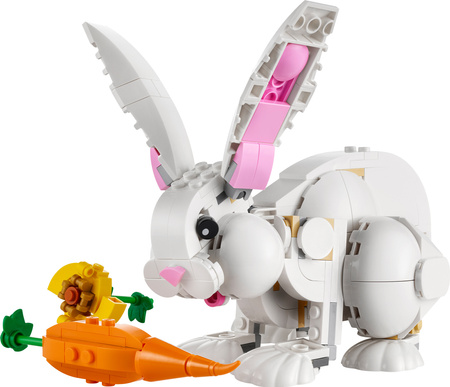 LEGO Creator 3 w 1 31133 Ruchomy Model Biały Królik Papuga Kakadu Foka 3in1