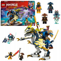 LEGO NINJAGO 71843 Mech Smoczego jeźdźca Rogue'a Smok Figurka Robota