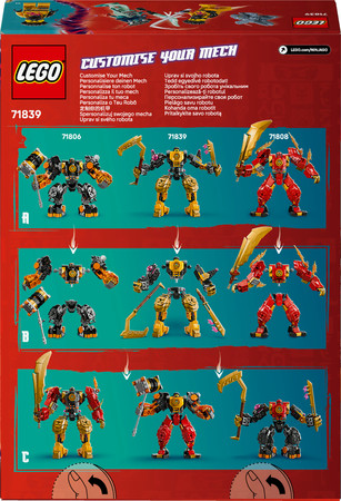 LEGO NINJAGO 71839 Mech Bojowy Spinjitzu Arina Robot