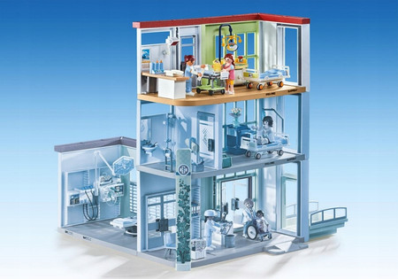 Playmobil Action Heroes Oddział położniczy 71616 Szpital Klinika Położna