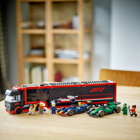 LEGO City 60445 City 60445 Ciężarówka F1 z samochodami F1 RB20 i AMR24