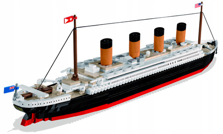 Klocki Cobi Statek RMS Titanic 1929 1: 450 722 Elementy Polski Produkt
