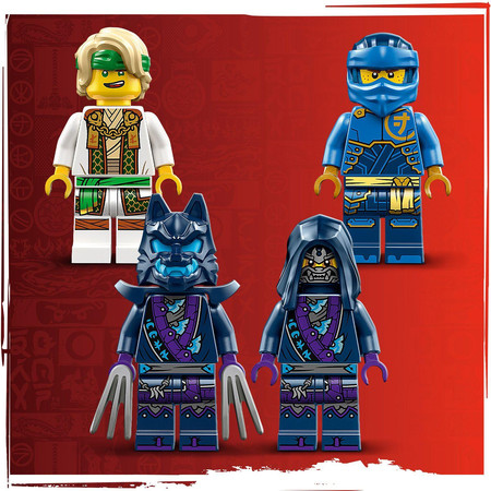 LEGO Ninjago Zestaw Bitewny Ruchomy Mech Jaya Robot 71805 Lloyd 4 Figurki