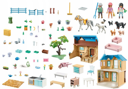 Playmobil Ranczo Waterfall Stadnina koni 71351