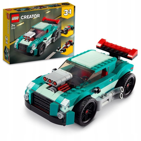 LEGO Creator Samochód 3w1 Uliczna wyścigówka 31127