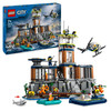 LEGO City Policja z Więziennej Wyspy 60419 Helikopter Łódź Ponton 7 Figurek