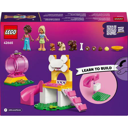 LEGO Friends 42665 Plac Zabaw dla Szczeniaczków Pies Kość