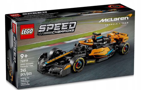 LEGO Speed Champions 76919 Samochód Wyścigowy Mclaren Formuła 1 Auto Sport