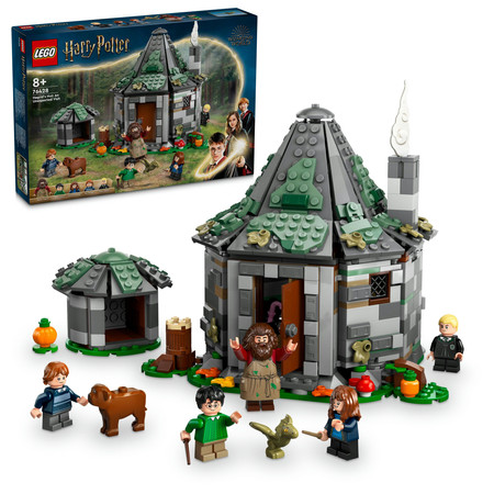LEGO Harry Potter 76428 Chatka Hagrida Otwierany Dom 5 Figurek + Akcesoria