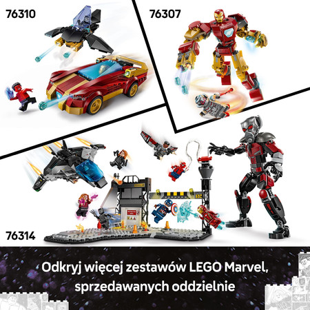 LEGO 76313 Marvel Super Heroes - Logo MARVEL z minifigurkami Nowość