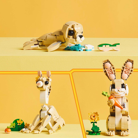 LEGO Creator 3w1 31162 Uroczy Króliczek Lama Foka Ryba Marchewka Słonecznik