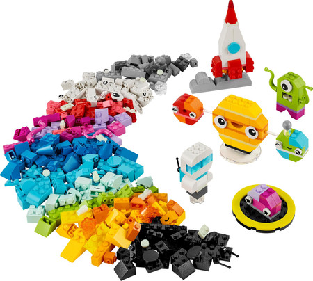 LEGO Classic Kosmos 11037 Kreatywne Planety Układ Słoneczny Świecące klocki