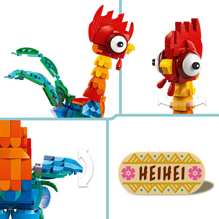 LEGO Disney 43272 Heiheia Kurczak Figurka Kwiaty Vaiana i Vaiana 2
