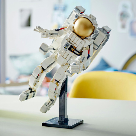 LEGO Creator 3w1 Kosmos 31152 Ruchoma Figurka Astronauta Pies Odrzutowiec