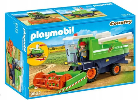 Playmobil Country 9532 Zielony Kombajn Wieś Rolnik Gospodarstwo Farma