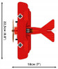 Klocki COBI 2996 samolot FOKKER DR.I "RED BARON" 217K