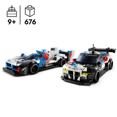 LEGO Speed Champions 2x Samochód 76922 BMW M4 GT3 i BMW M Hybrid V8 Auta