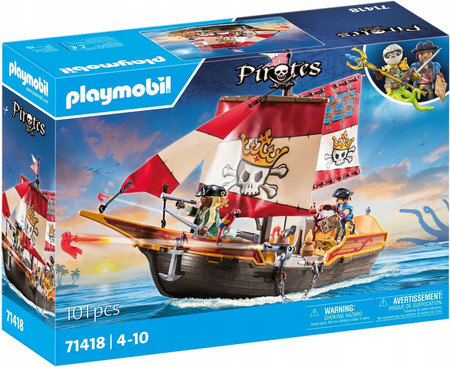 Playmobil 71418 Pirates Statek Piracki