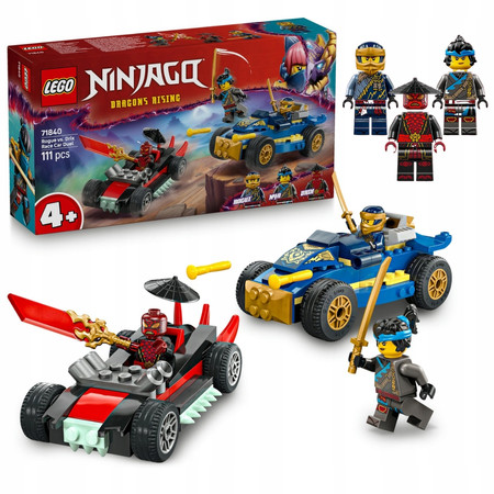LEGO Ninjago Pojedynek wyścigowy Rogue kontra Drix 71840