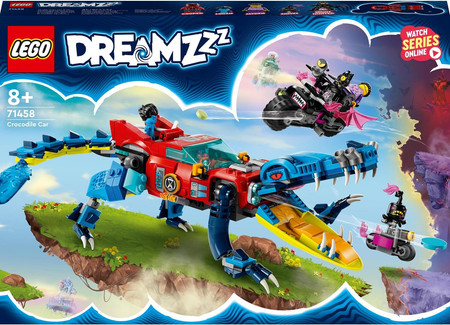 LEGO DREAMZzz 71458 Krokodylowy samochód Superszybka terenówka 2w1