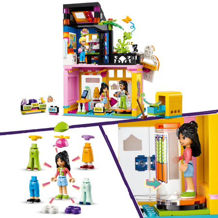 OUTLET LEGO Friends 42614 Sklep Z Używaną Odzieżą, Sklep Modowy W Stylu Vintage