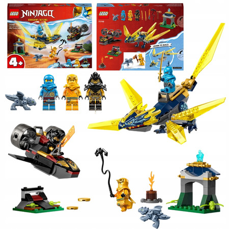 LEGO Ninjago Nya i Arin - bitwa na grzbiecie małego smoka 71798