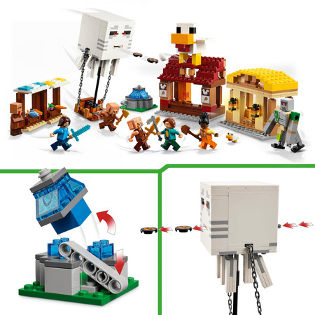 LEGO Minecraft 21273 Atak balonowego Ghasta na wioskę Balon diabła Nowość