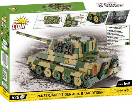 Klocki COBI 2733 Niszczyciel czołgów Panzerjäger Tiger Ausf.B Jagdtiger