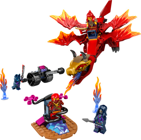 LEGO Ninjago Smocza Bitwa Kaia 71815 Ruchomy Smok + 4 Figurki Pojazd Działo