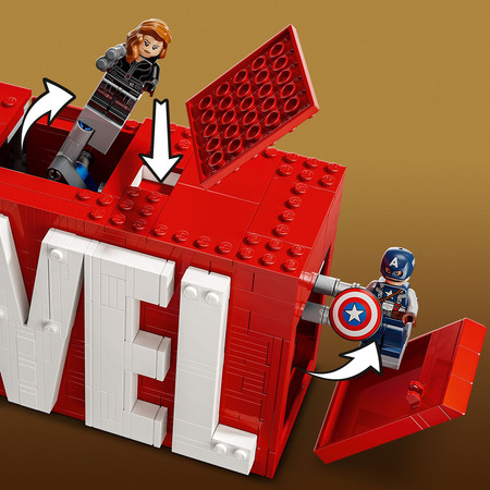 LEGO 76313 Marvel Super Heroes - Logo MARVEL z minifigurkami Nowość