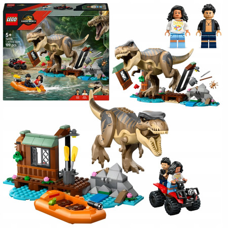 Lego Jurassic World 76975 Ucieczka rzeką przed tyranozaurem Dinozaur