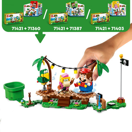 LEGO Super Mario 71421 Dżunglowy koncert Dixie Kong zestaw rozszerzający