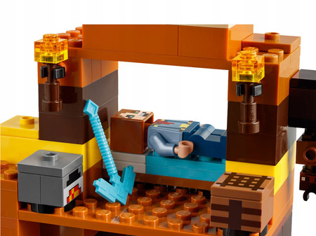 LEGO Minecraft 21263 Kopalnia w Badlandach Creeper Pająk Szlamy TNT Wybuch