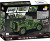 Klocki Wojskowe COBI 2806 Samochód Jeep Willys MB Medical Duży 1131EL. Auto