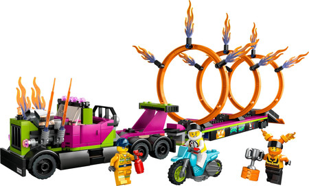 LEGO City Samochód Ciężarowy + Motor Kaskaderski