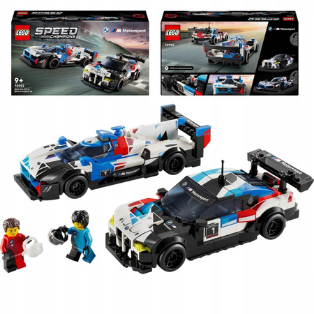 OUTLET LEGO Speed Champions 2x Samochód 76922 BMW M4 GT3 i BMW M Hybrid V8 Auta