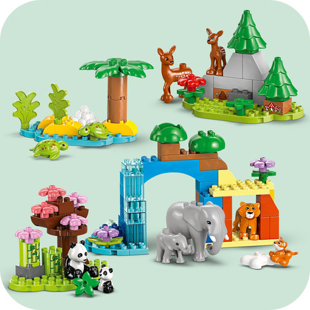 LEGO Duplo 10446 Rodziny dzikich zwierząt 3 w 1 Nowość 2+ Duży Zestaw