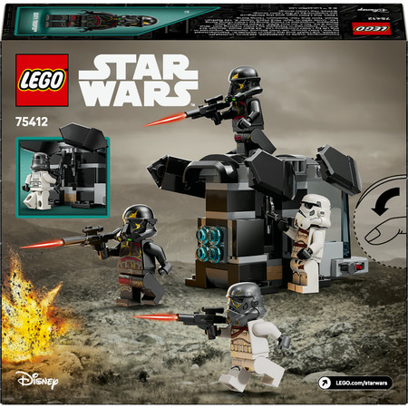 LEGO STAR WARS 75412 Szturmowiec Śmierci i nocny szturmowiec zestaw bitewny