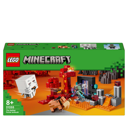 LEGO Minecraft Portal do Netheru 21255 Wojownik Orków Strzelający GHAST