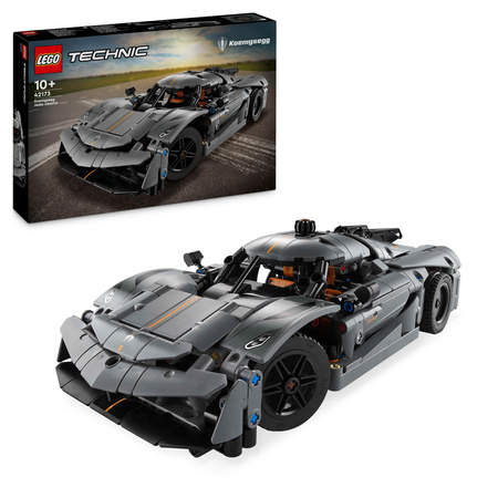 LEGO Technic 42173 Koenigsegg Jesko Absolutny szary hipersamochód