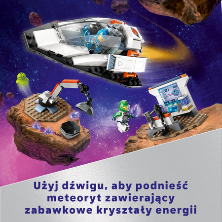 LEGO City 60429 Statek kosmiczny i odkrywanie asteroidy