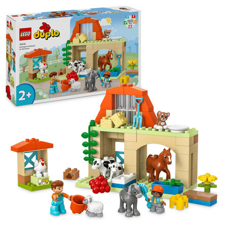 OUTLET LEGO Duplo 10416 Opieka nad zwierzętami na farmie 8 figurek zwierząt Rolnik