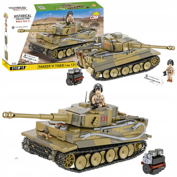 KLOCKI COBI czołg Panzer VI Tiger TIGER I NO 131 896 KL. 3123