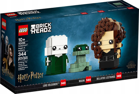 LEGO BrickHeadz 40496 Voldemort, Nagini i Bellatrix Harry Poter