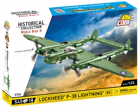 Klocki Cobi 5726 Lockheed P-38 H Lightning