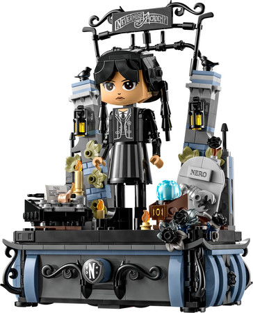 LEGO Wednesday Addams 76780 Brama Akademii Nevermore Akcesoria 2 w 1