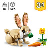 LEGO Creator 3w1 31162 Uroczy Króliczek Lama Foka Ryba Marchewka Słonecznik