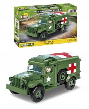 COBI 2257 SAMOCHÓD CIĘŻAROWY AMBULANCE WC 54 Auto