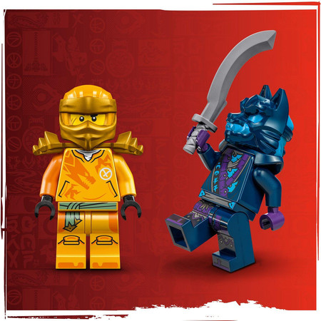 LEGO Ninjago Arin z kataną i atak smoka 71803 Złoty Ogon Bitwa Wojownik