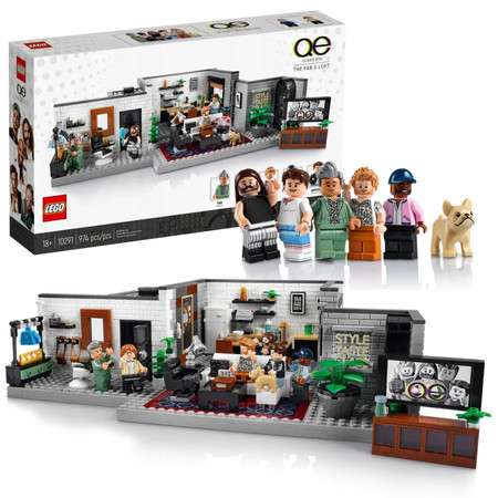 LEGO ICONS 10291 Queer Eye – Mieszkanie Fab Five